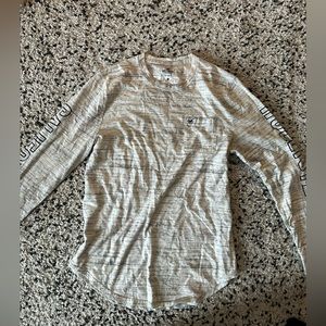 Men’s Long Sleeve White/Cream Shirt